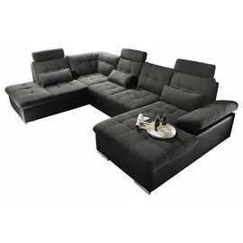 ed exciting design Wohnlandschaft JAKARTA / Schwarz/Grau