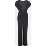 Swing Jumpsuit mit geradem Beinschnitt Schwarz 42