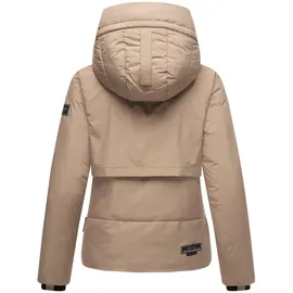 Navahoo Damen Winterjacke mit Fleece-Innenfutter und Kapuze Liebesküken XIV Taupe Grey Gr. S - S