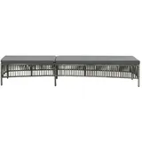 vidaXL Sonnenliege 197 x 56 x 32 cm grau