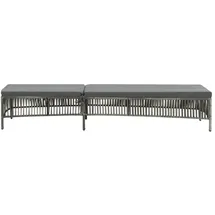 vidaXL Sonnenliege 197 x 56 x 32 cm grau