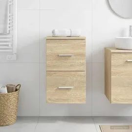 vidaXL Badezimmerschrank Inzwischen 30 x 44,5 x 50 cm Braun