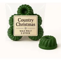 Duftmelt Country Christmas - Weihnachtszauber | 5er Set - Duftwachs | Duftkerzen