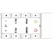 Kindermann Neets EcHo - Tastenbedienfelder - 8 Tasten - Kabel - weiß, RAL 9003