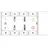 Kindermann Neets EcHo - Tastenbedienfelder - 8 Tasten - Kabel - weiß, RAL 9003