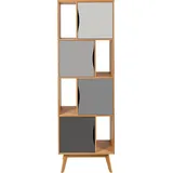 WoodMan Kinderbücherregal Avon 191 cm Eiche grau