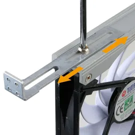 Titan Kühlschrank-Doppellüfter 140x25mm TTC-SC20(C)V2+ schwarz