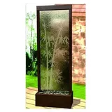 Xlmoebel Skulptur LED Wasserwand Wandverkleidung Wasser Blasen Wand Wasserfall 200x200cm (Water Wall), Hergestellt in Europa weiß