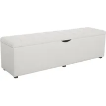 Home Affaire Hockerbank Checked Beige 160 x 42 x 40 cm