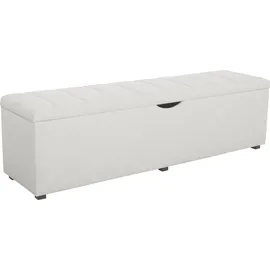 Home Affaire Hockerbank Checked Beige 160 x 42 x 40 cm