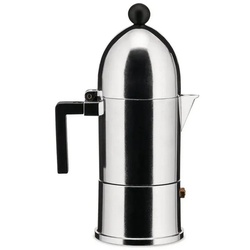 Alessi Espressokocher La Cupola A9095/6 B, 0,3l Kaffeekanne silberfarben