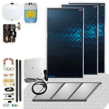 WOLF-Garten TopSon F3-1 Flachkollektor 3 x 6,9 m2 inkl. SM2-2 Regelung