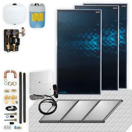 WOLF-Garten TopSon F3-1 Flachkollektor 3 x 6,9 m2 inkl. SM2-2 Regelung