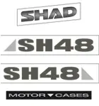 SHAD SH48 Titanium Aufkleber