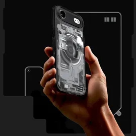 SPIGEN iPhone Air Ultra Hybrid MagSafe Hülle grau