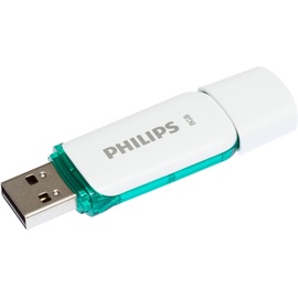 Philips Snow Edition 8 GB weiß/grün