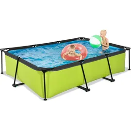 EXIT TOYS Lime Pool 300 x 200 x 65 cm mit Filterpumpe
