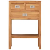 Tikamoon Konsole Kommode massivholz Highboard Teak Natur unbehandelt massiv NEU
