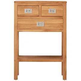 Tikamoon Konsole Kommode massivholz Highboard Teak Natur unbehandelt massiv NEU