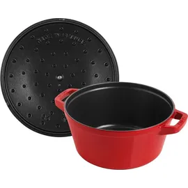 Staub Cocotte Kochtopfset 3-tlg. kirsch-rot