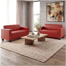 MCW Sofa-Garnitur rot