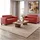MCW Sofa-Garnitur rot