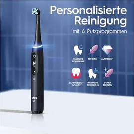 Oral-B iO Series 8 Plus Edition black + Reiseetui + Aufsteckbürsten 2 St.
