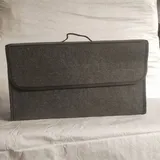 Rutschfeste Und Faltbare Kofferraumtasche, Kofferraumtasche Für Werkzeugpannen, Notfall-reiseorganizer – Dunkelgraues Teppichmaterial – Geeignet Für ...