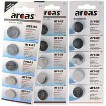 Arcas Knopfzelle CR2016 3,0 V 15 St.