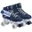 Roller Skates in Navy hochwertige mit in blau/weiß Bequeme in versch Doppelgrößen stilvolle Kinderrollschuhe für Jungen Mädchen