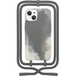 WOODCESSORIES Change Case Batik für iPhone 13 mini, grau