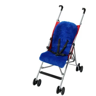 Lammfell - BUGGY Einlage Kinderwagen Felleinlage Baby Merino Schaffell 75x33 cm