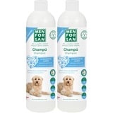 MENFORSAN Geruchsvernichter Hundeshampoo Talkum 1L 2er Pack, Blau