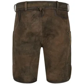 Nübler Lederhose kurz Luther in Dunkelbraun | Gr.: 44