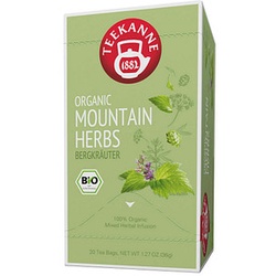 TEEKANNE ORGANIC. MOUNTAIN HERBS Bio-Tee 20 Portionen