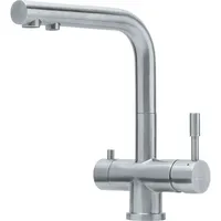 Franken Atlas Clear Wasserhahn 3 Wege Silber