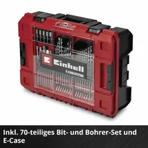 Einhell TP-CD 18/70 ohne Akku + 2 x 3,0 Ah