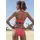 ELBSAND Bustier-Bikini Damen Rot 34 Cup A/B
