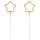 Partydeco Wunderkerzen Hochzeit 16x5 cm 2 St. Gold