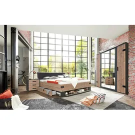 WIMEX Stockholm, rustikale Optik im Industrial Design, Made in Germany« mit Spiegel, 225x58x210 cm, Made in Germany