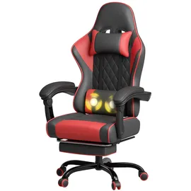 JUMMICO Gaming Stuhl Ergonomisch Rot