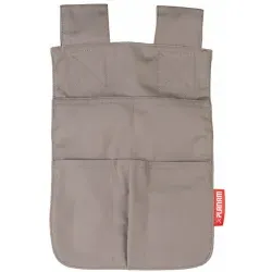 Planam® Universal Werkzeug-Gürteltasche, zink 1 Stück, Farbe: zink