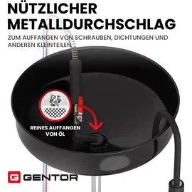 GENTOR Ölauffangwanne Leder 80 L schwarz