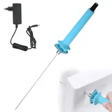 18W 10CM Elektrischer Styroporschneider, Elektrisches Styropor-Schneidwerkzeug AC110-240V Foam Cutter Heißdrahtschneider für Schnittkanten, Wärmeschneiden Gravierstift EU-Stecker
