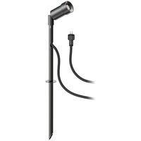Ledscom.de Kleiner LED Gartenstrahler mit Erdspieß SPICO für außen,