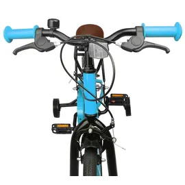 vidaXL Kinderfahrrad 14 Zoll Himmelblau blau/türkis