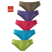 PETITE FLEUR Bikinislip, (5er-Pack), aus weicher Pikee-Qualität PETITE FLEUR