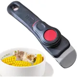Abnehmbarer Griff für Töpfe, ergonomischer Griff für die Küche, multifunktionaler Topfgriff, ideal für Küchenutensilien, Stew Pot und Topf für bequemes Kochen und Servieren