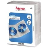 Hama Double DVD Jewel Case, 5, transparent