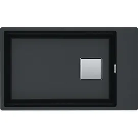 Franke KUBUS 2 KNG 110-62 links Einbauspüle Onyx 760 x 460 mm Handbetätigung